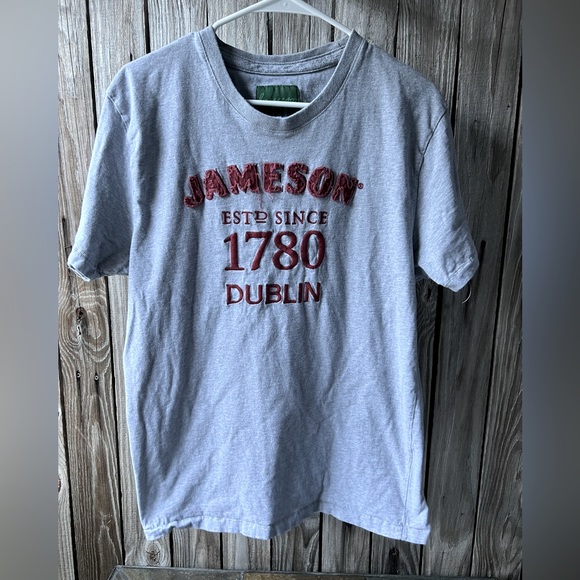 Jameson Vintage T-shirt Original Jameson Estd Since 1780 Dublin Grey T-Shirt XL - Picture 1 of 4